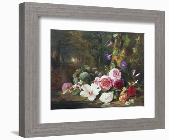 Forest Flowers-Jean Baptiste Claude Robie-Framed Giclee Print