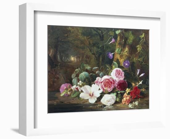 Forest Flowers-Jean Baptiste Claude Robie-Framed Giclee Print