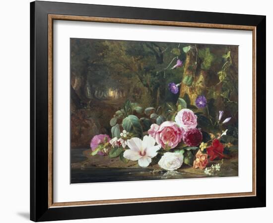 Forest Flowers-Jean Baptiste Claude Robie-Framed Giclee Print