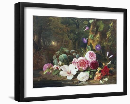 Forest Flowers-Jean Baptiste Claude Robie-Framed Giclee Print