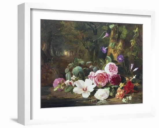 Forest Flowers-Jean Baptiste Claude Robie-Framed Giclee Print