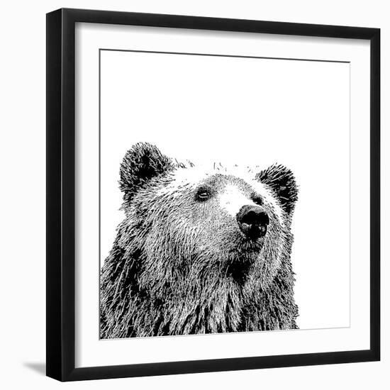 Forest Focus - Bear-Myriam Tebbakha-Framed Giclee Print