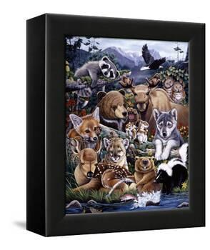 Forest Friends-Jenny Newland-Framed Premier Image Canvas