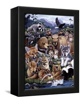 Forest Friends-Jenny Newland-Framed Premier Image Canvas