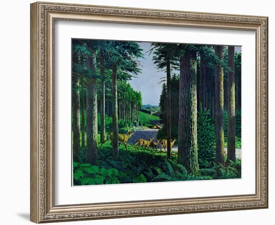 Forest Friends-Stan Galli-Framed Giclee Print