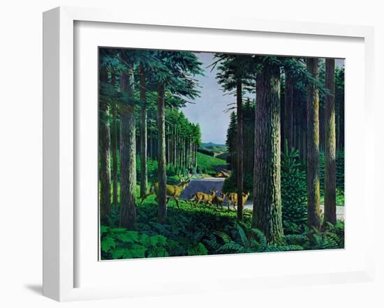 Forest Friends-Stan Galli-Framed Giclee Print