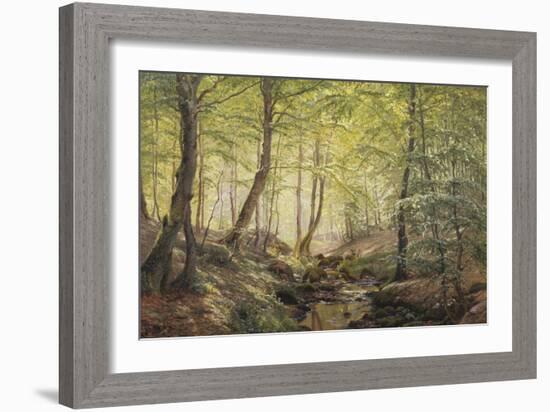 Forest Glade, Springtime-Johannes Boesen-Framed Giclee Print