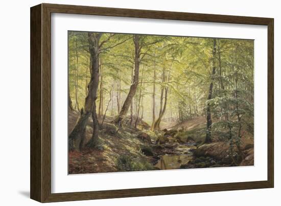 Forest Glade, Springtime-Johannes Boesen-Framed Giclee Print