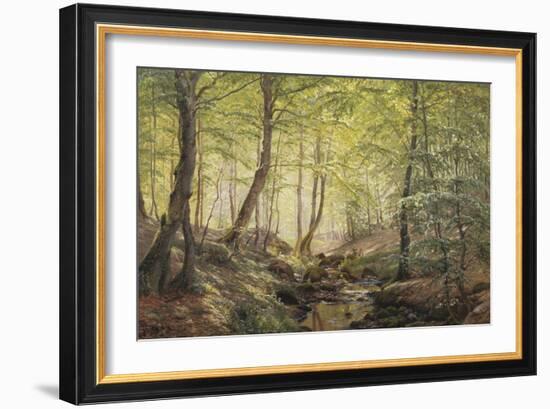 Forest Glade, Springtime-Johannes Boesen-Framed Giclee Print