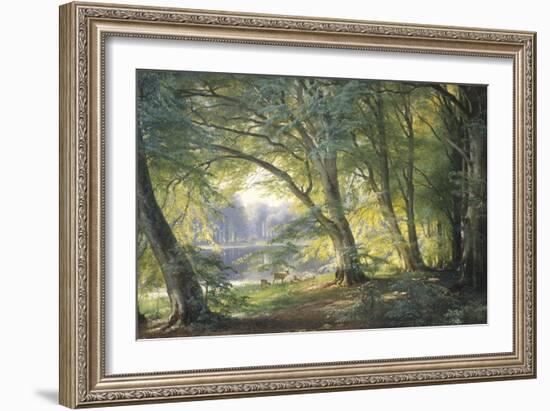 Forest Glade-Carl Frederic Aagaard-Framed Giclee Print