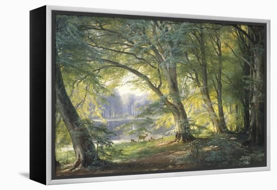 Forest Glade-Carl Frederic Aagaard-Framed Premier Image Canvas