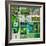 Forest Green Collage-Gail Peck-Framed Photo