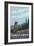 Forest Grove, Oregon - Mountain Hiker-Lantern Press-Framed Art Print