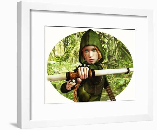 Forest Hunter-Atelier Sommerland-Framed Art Print