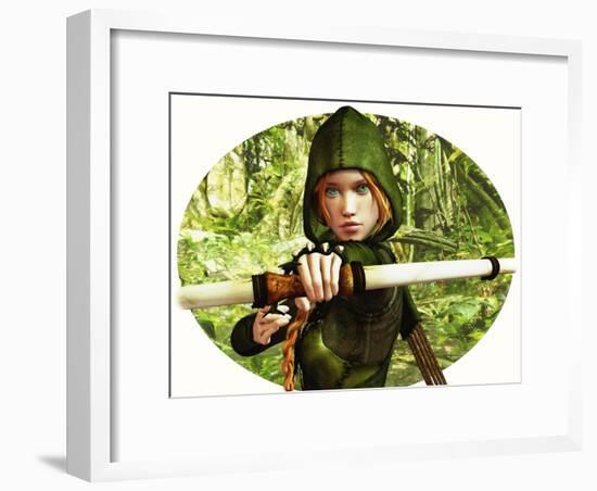 Forest Hunter-Atelier Sommerland-Framed Art Print