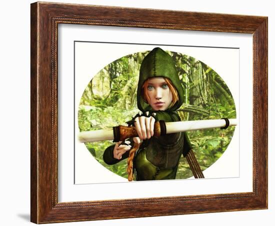 Forest Hunter-Atelier Sommerland-Framed Art Print