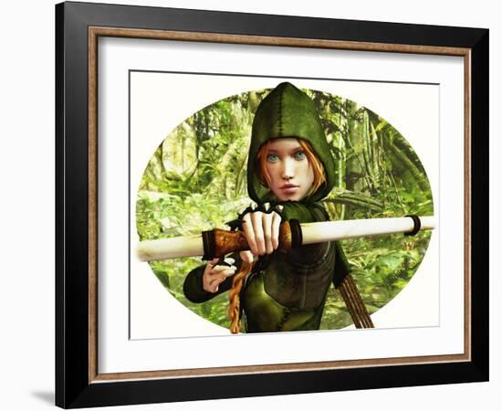 Forest Hunter-Atelier Sommerland-Framed Art Print