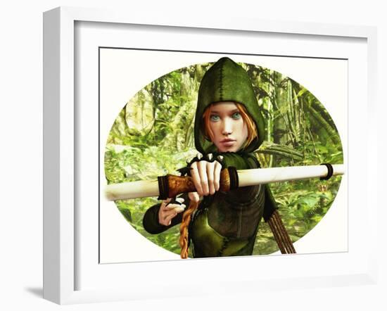 Forest Hunter-Atelier Sommerland-Framed Art Print