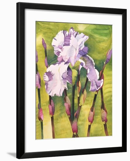 Forest Iris-Mary Russel-Framed Giclee Print