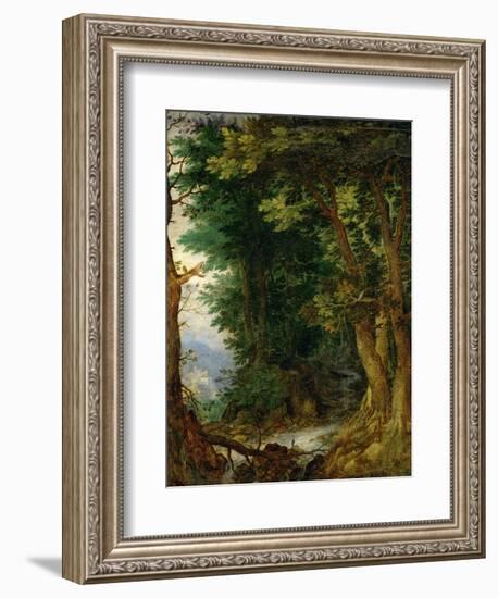 Forest Landscape, 1605-1610-Jan Brueghel the Elder-Framed Giclee Print