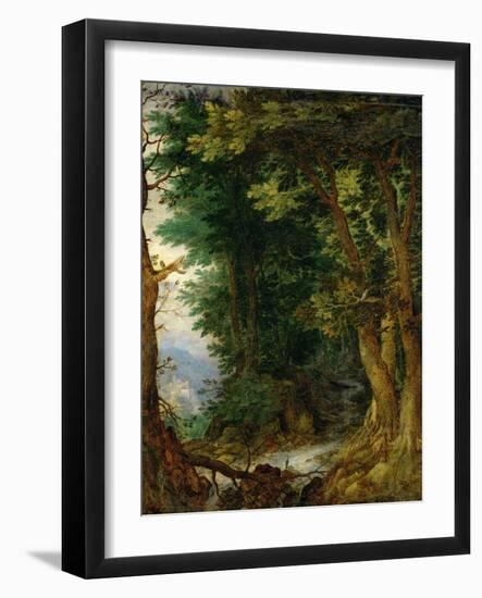 Forest Landscape, 1605-1610-Jan Brueghel the Elder-Framed Giclee Print