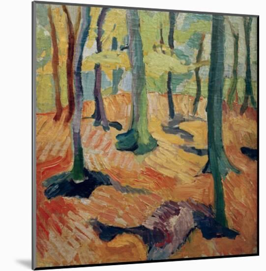 Forest Landscape I-Auguste Macke-Mounted Giclee Print