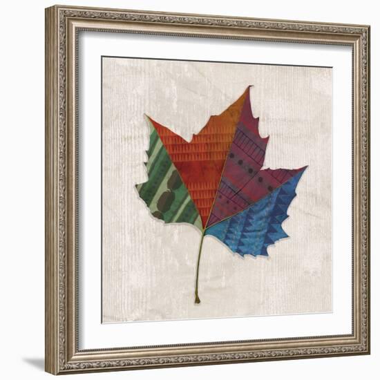 Forest Leaves II-Clara Wells-Framed Giclee Print