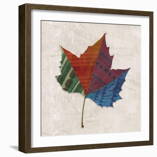 Forest Leaves II-Clara Wells-Framed Giclee Print