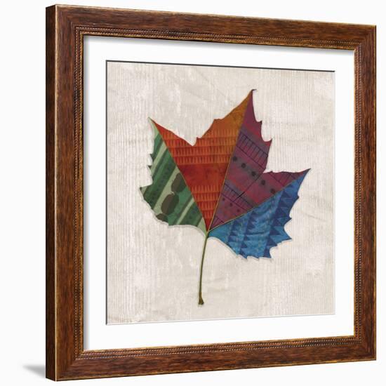 Forest Leaves II-Clara Wells-Framed Giclee Print