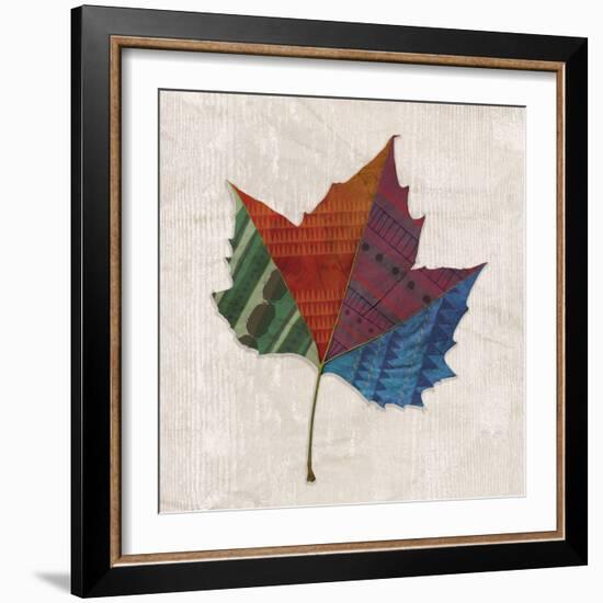 Forest Leaves II-Clara Wells-Framed Giclee Print