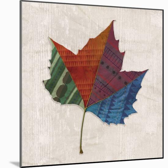 Forest Leaves II-Clara Wells-Mounted Giclee Print