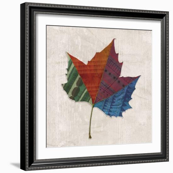 Forest Leaves II-Clara Wells-Framed Giclee Print