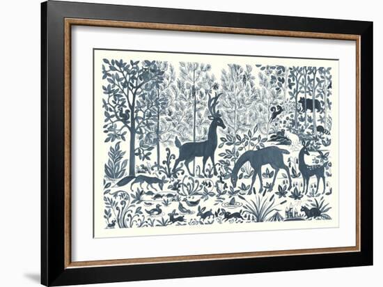 Forest Life I-Miranda Thomas-Framed Premium Giclee Print