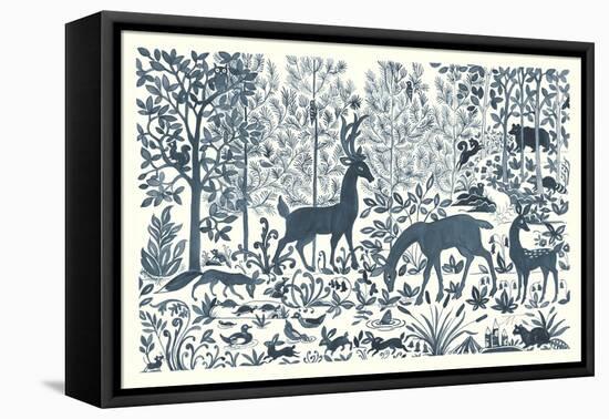 Forest Life I-Miranda Thomas-Framed Stretched Canvas