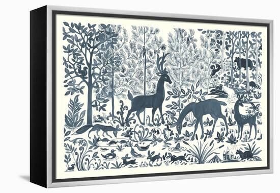 Forest Life I-Miranda Thomas-Framed Stretched Canvas