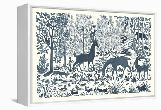 Forest Life I-Miranda Thomas-Framed Stretched Canvas