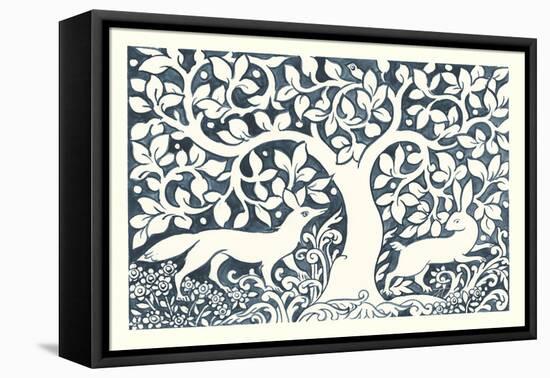Forest Life III-Miranda Thomas-Framed Stretched Canvas