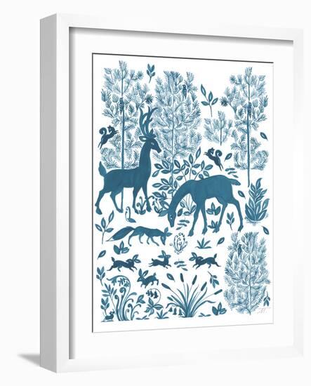 Forest Life Otomi-Miranda Thomas-Framed Art Print