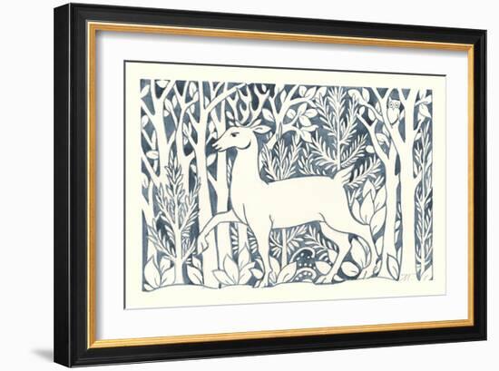 Forest Life V-Miranda Thomas-Framed Art Print