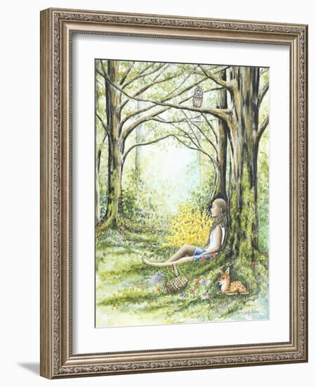 Forest Meditation-Michelle Faber-Framed Giclee Print