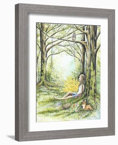 Forest Meditation-Michelle Faber-Framed Giclee Print