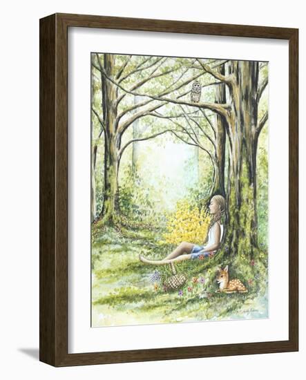 Forest Meditation-Michelle Faber-Framed Giclee Print