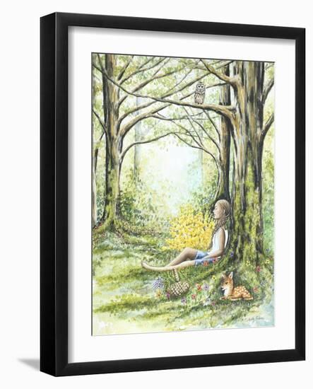 Forest Meditation-Michelle Faber-Framed Giclee Print