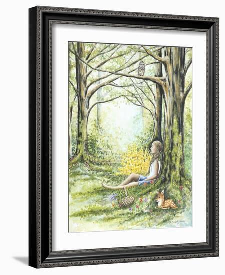 Forest Meditation-Michelle Faber-Framed Giclee Print