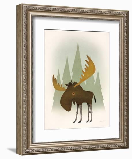 Forest Moose-Ryan Fowler-Framed Art Print