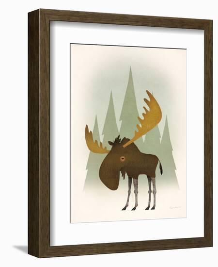 Forest Moose-Ryan Fowler-Framed Art Print