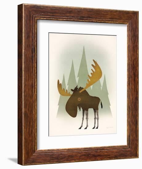 Forest Moose-Ryan Fowler-Framed Art Print