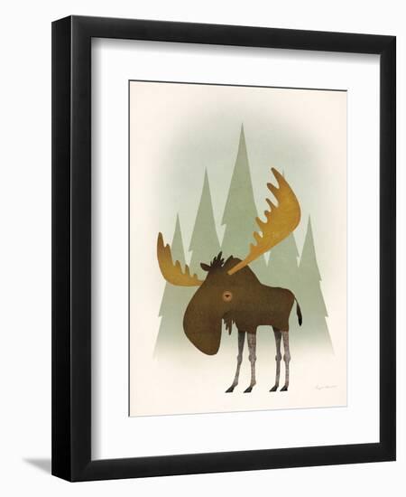 Forest Moose-Ryan Fowler-Framed Art Print