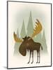 Forest Moose-Ryan Fowler-Mounted Art Print