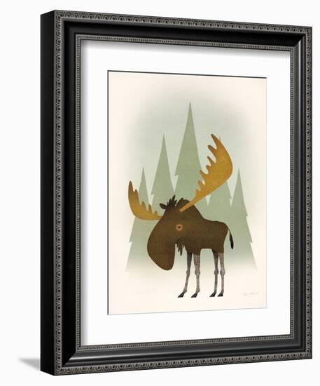 Forest Moose-Ryan Fowler-Framed Art Print